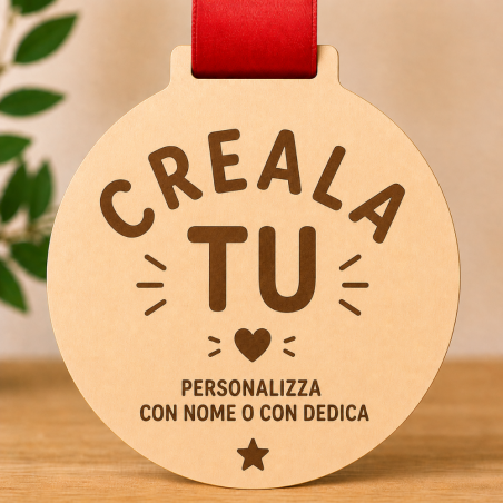 Medaglia Personalizzata Nome Fine Anno Scuola | Diploma Bambini Asilo Elementari Medie