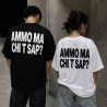 T-shirt “Ammo Ma Chi T Sap?” Oversize | Maglia Street Napoletana