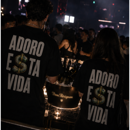 T-shirt Adoro Esta Vida Oversize Unisex | Streetwear Estate