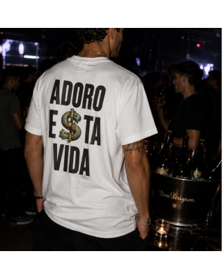 T-shirt Adoro Esta Vida Oversize Unisex | Streetwear Estate