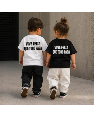T-shirt Bambino “Vive Feliz Que Todo Pasa” | BuyItalianStyle