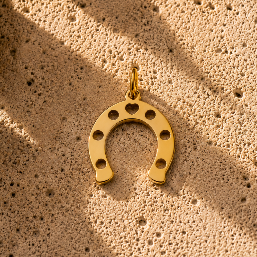 Charm Ferro di Cavallo | Collana Scaramantica con Ciondolo Fortuna