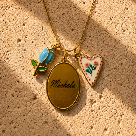 Collana Personalizzata con Nome, Data o Frase | Charm Inciso