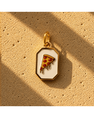 Charm Pizza | Ciondolo Divertente per Collana Componibile