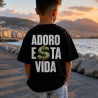 T-shirt Bambino Adoro Esta Vida | Maglia Bambino Divertente