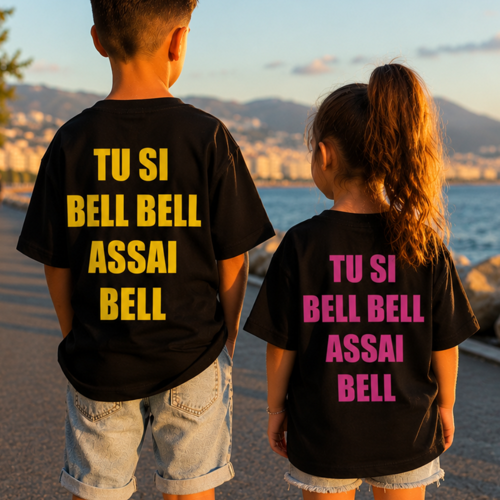 T-shirt Bambino Tu Si Bell Bell Assai Bell | Maglia Napoletana