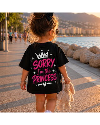 T-shirt Bambina Sorry I'm The Princess | Maglia Principessa