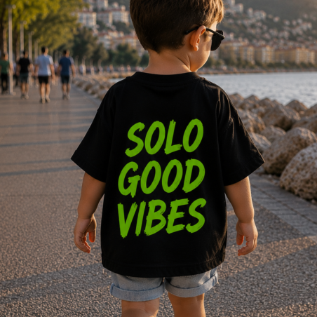 T-shirt Bambino Solo Good Vibes | Maglia Bambino Estate