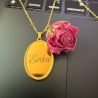 Charm Rosa Smaltata | Ciondolo Fiore per Collana Personalizzata