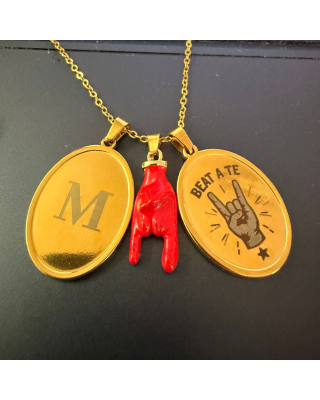 Collana Personalizzata con Nome, Data o Frase | Charm Inciso