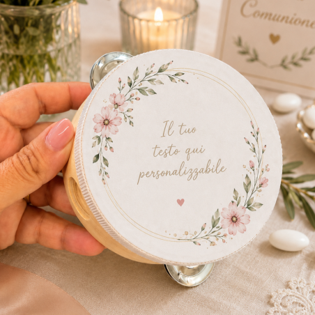 Tamburello Personalizzato per Eventi | Matrimonio, Battesimo, Comunione