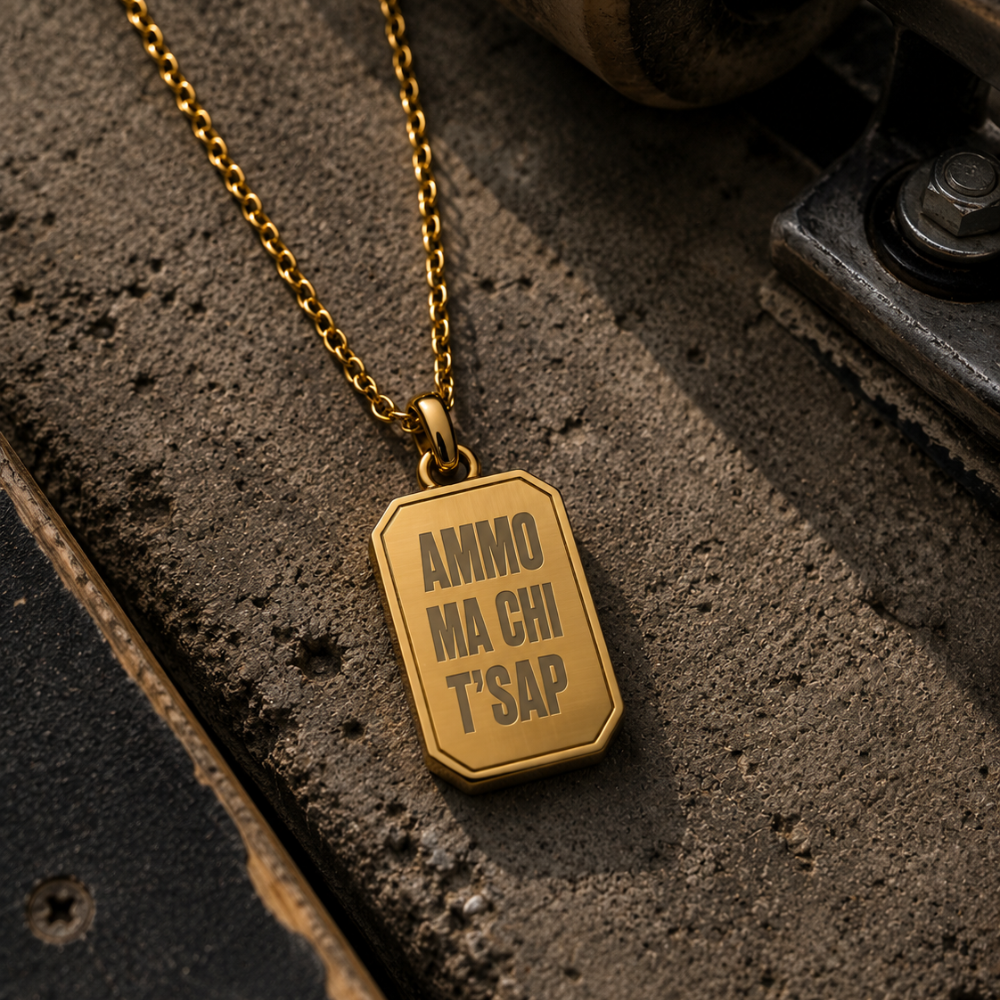 Charm Ammo Ma Chi T'Sap – Ciondolo Napoletano con Frase Ironica