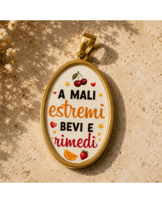 copy of Charm Ovale Personalizzabile con foto