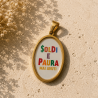 Charm "Soldi e Paura Mai Avuti" – Ciondolo Ironico da Collana