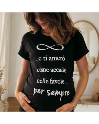 T-shirt premaman "Tutto ciò che vale, merita un'attesa"