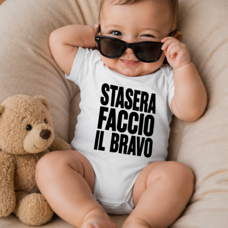 Body Neonato Stasera Faccio il Bravo | Buy Italian Style