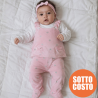 Completo clinica in ciniglia con cuoricini