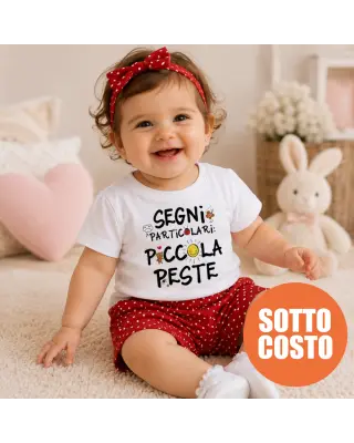Completino estivo neonata "Piccola Peste"