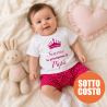 Completino estivo neonata "La principessa di papà"