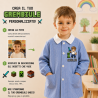 Grembiule Personalizzato PixelMe con Foto, Nome ed Elementi | Scuola Materna e Asilo