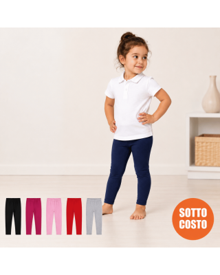 Leggings Bambina in Cotone Elasticizzato – Back to School, Sport e Tempo Libero
