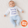 Completo neonato in ciniglia
