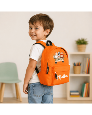Zaino trandy "Linea Safari" con nome