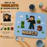 Tovaglietta in tessuto Personalizzata PixelMe con Foto, Nome ed Elementi