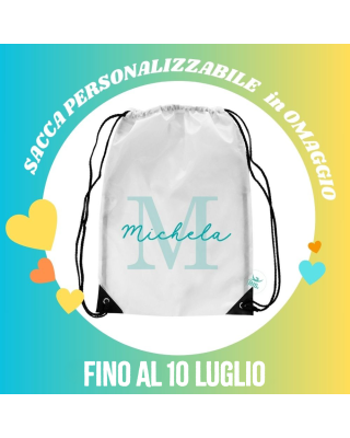 Omaggio SACCA Personalizzabile - fino al 5 Luglio - Specifica la personalizzazione nel campo "ULTERIORI INFORMAZIONI"