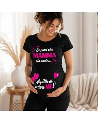 Maternity T-Shirt "Do you think mum's gorgeous? Well... wait and see m