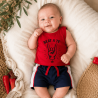 Completino neonato "Beat a Te" – Canotta e Pantaloncino Estivo Divertente