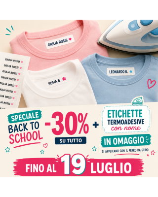 Etichette Personalizzabili Multiuso per Scuole e Asili