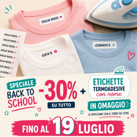 Etichette Personalizzabili Multiuso per Scuole e Asili