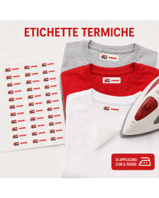 Etichette Personalizzabili Multiuso per Scuole e Asili
