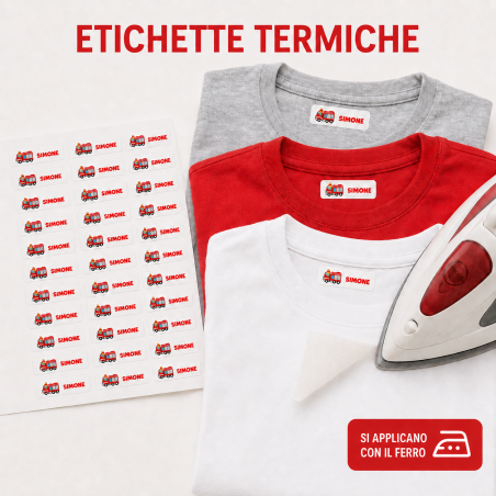 Etichette Personalizzabili Multiuso per Scuole e Asili