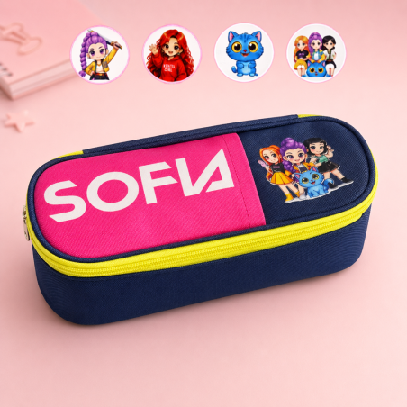 Astuccio Box - personalizzato stile K‑Pop con nome