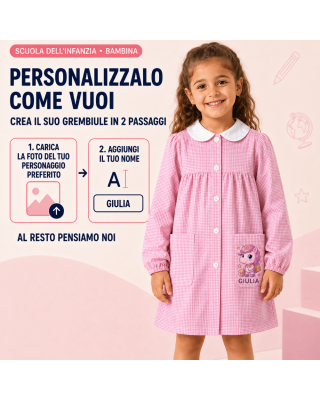 Grembiule femminuccia PERSONALIZZABILE