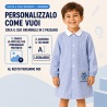 Grembiule per le scuole elementari e materno personalizzabile