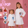 copy of Grembiule scuola materna bimba rosa – Personalizzato con nome | Linea Brainrot TikTok