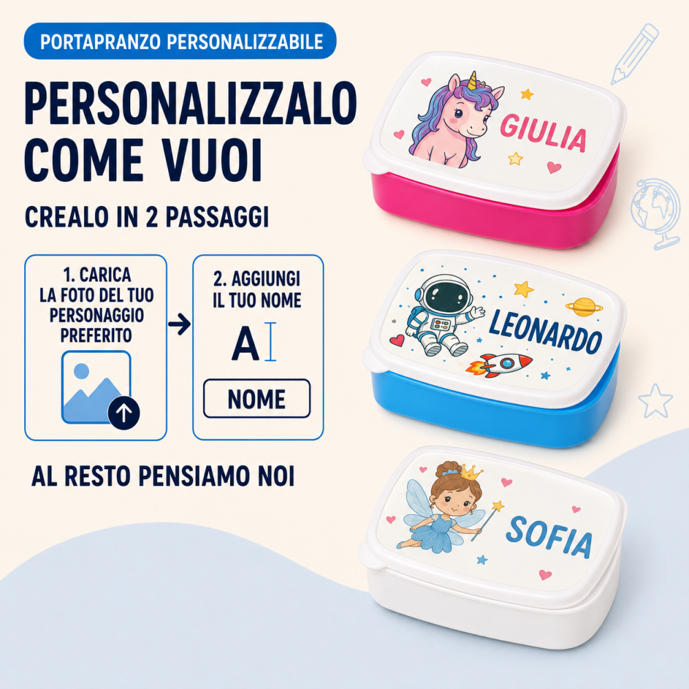 Customizable lunch box