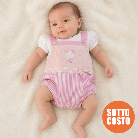 Salopette neonata "Love"