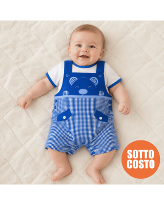 Salopette neonato "orsetto"