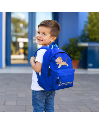 Zaino trandy "Little Lion" da personalizzare con nome