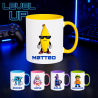 Tazza di Plastica Level Up Personalizzata con Nome