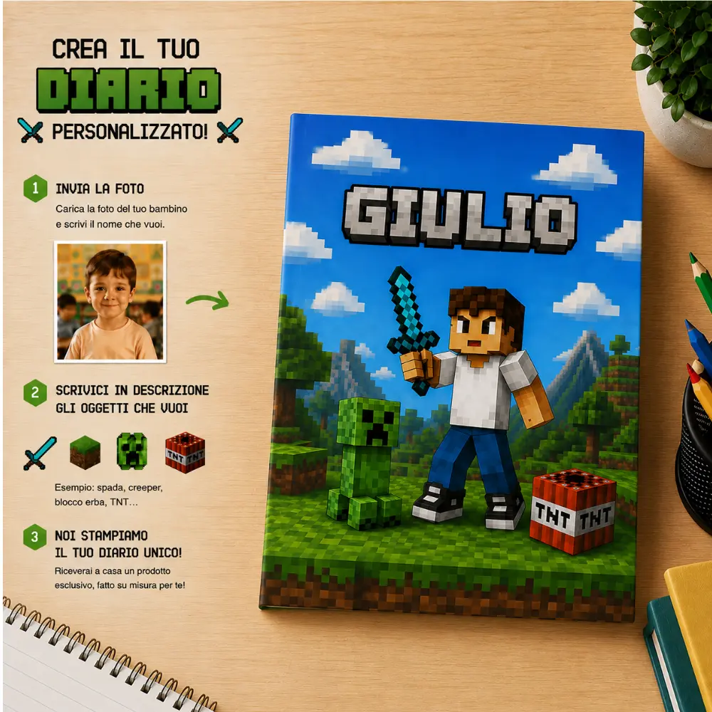 copy of Diario scolastico "SUPER EROI" da personalizzare