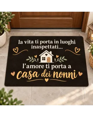 Doormat "The best grandpas in the world live in this house"