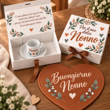 Gift Box Nonno con Tazza o Tazzina | Festa dei Nonni