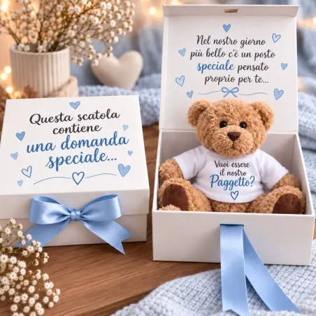 Gift Box Vuoi Essere il Nostro Paggetto con Peluche | BIS