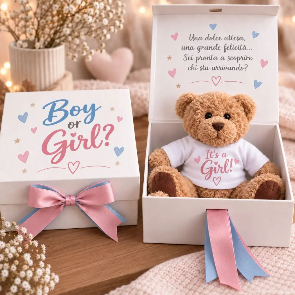 Box Gender Reveal con Orsetto Boy or Girl? | BIS