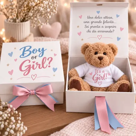 Box Gender Reveal con Orsetto Boy or Girl? | BIS